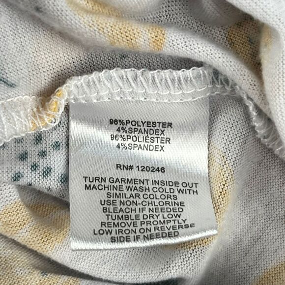 Wallflower Cami XL Lemon Print Button Front Ruffle Flounce Summer Citrus Top - Picture 8 of 9